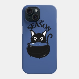 Spooky Cauldron Cat Phone Case