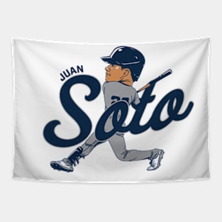 Juan Soto New York Y Caricature Tapestry