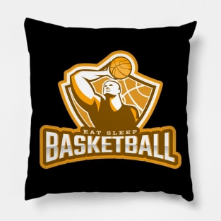 Eat Sleep Basketball Pillow