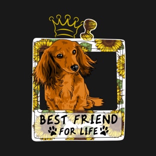 Best Friend For Life T shirt For Dachshund Lovers T-Shirt