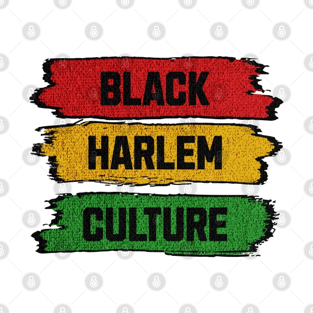 Express Your Pride: Black Harlem Culture In A Red, Gold, And Green Strips by Harlems Gee