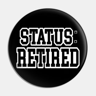 Status retired Pin