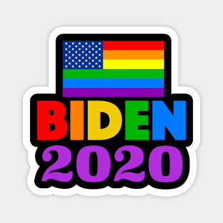 Joe Biden 2020 Rainbow Magnet