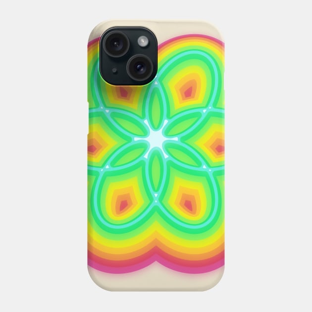 Atomic Flower Phone Case by astrellonart