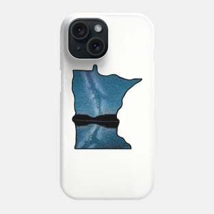 Minnesota Silhouette - Milky Way Phone Case