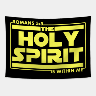 The Holy Spirit Is Within Me Bible Scripture Verse Christian Tapestry