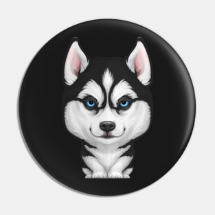 Siberian Husky Pin