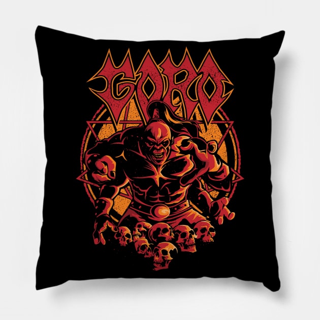 The Four Armed Shokan Pillow by DraculaByte