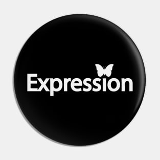 Expression artistic text design Pin