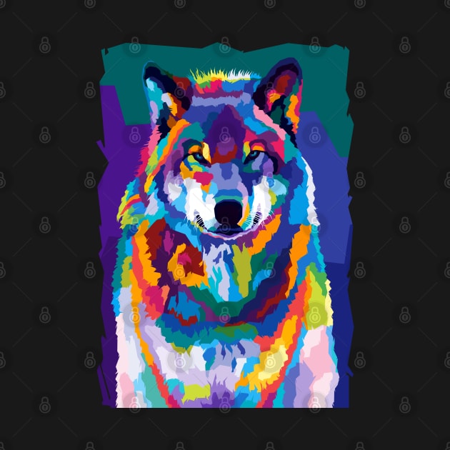 Wolf Wpap Art by SiksisArt