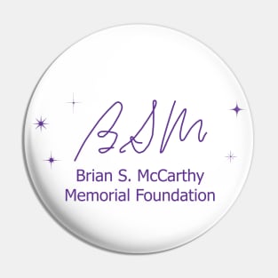 BSM Foundation Logo Purple on White Pin