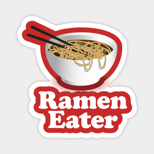 Ramen Eater - Ramen Noodle Magnet by Nonstop Shirts