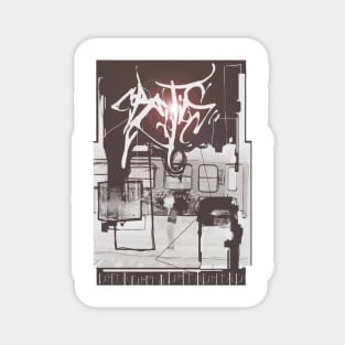 corektics graffiti design Magnet