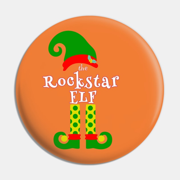 The Rockstar Elf Family Matching Christmas 2020 Gift  Pin by NiftyGiggles