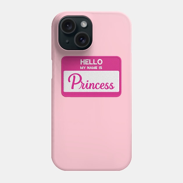 hello princess Phone Case by mystudiocreate