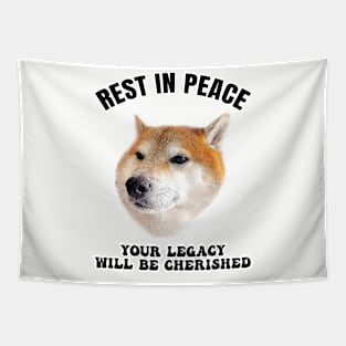 RIP Dog Tapestry