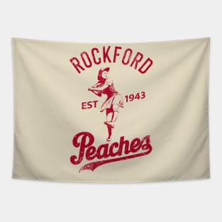Rockford 1943 Peaches Vintage Tapestry