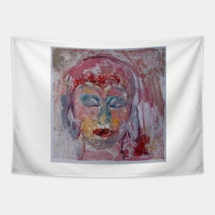 Soft Touch, love and compassion Buddha impression Tapestry