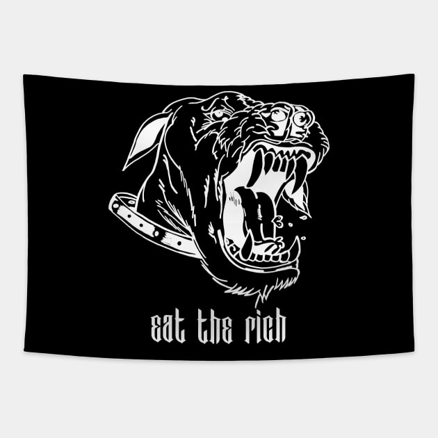 Eat The Rich Tapestry by Oddities Art