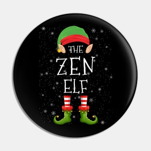 Zen Elf Family Matching Christmas Group Funny Pajama Xmas Pin