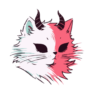 Cute demon cat T-Shirt