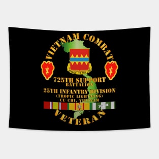 Vietnam Combat Vet w 725th Support Bn w 25th ID Tapestry