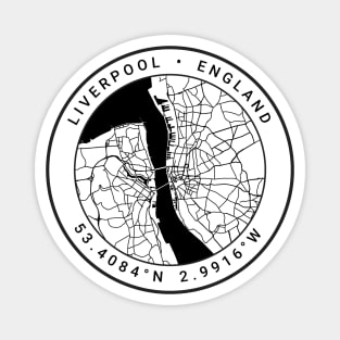 Liverpool Map Magnet