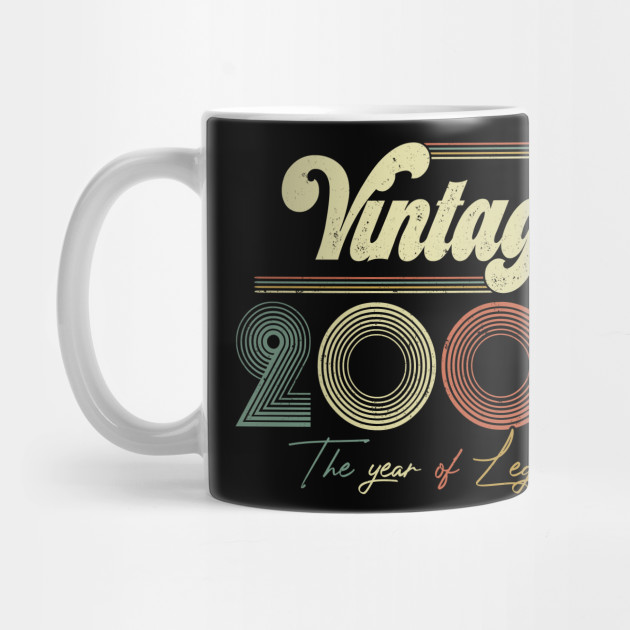 Vintage 2003 Year Of Legend 17th Birthday Gift Ideas 2003 Year Of Legend 17th Birthday Mug Teepublic
