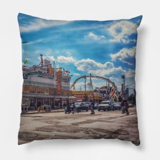 Coney Island Luna Park Brooklyn NYC Pillow