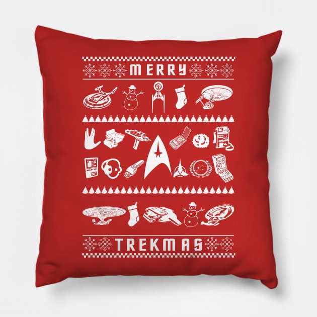 Merry Trekmas Pillow by bingpot