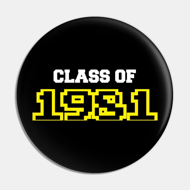 Class of 1981 Pin by Illustratorator