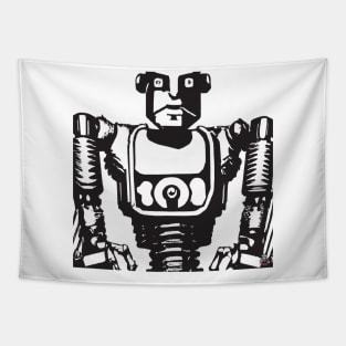 Retro Robot T-Shirt 1: A Blast From the Past With Future Flair Tapestry