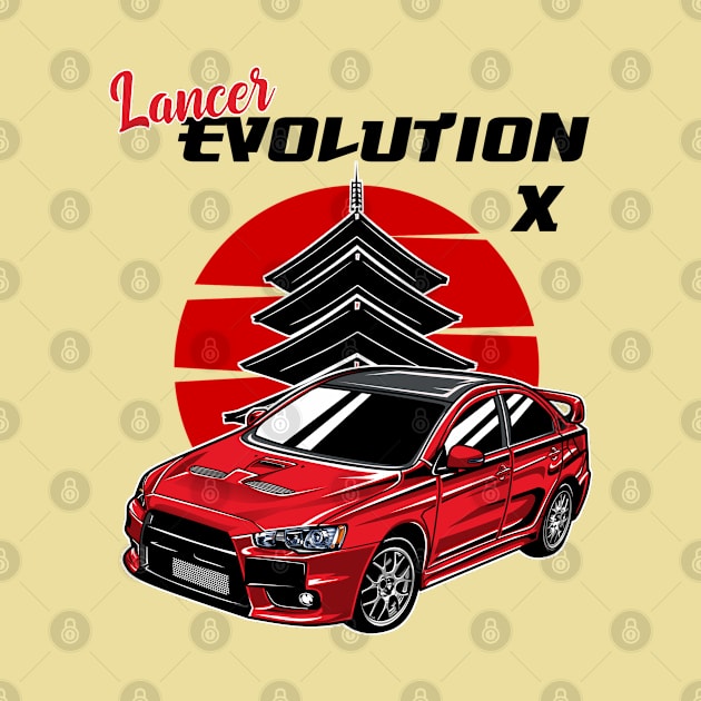 Lancer Evolution X by mirailecs