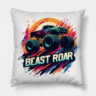 Monster Truck Pillow