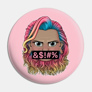 Reva Prisma angry symbols face emoji Pin