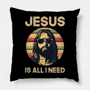 Jesus is All I Need Pillow