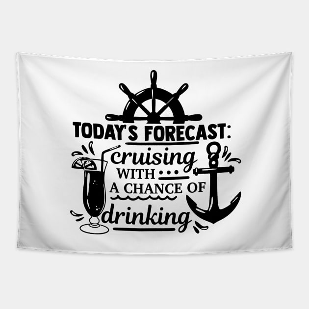 Forecast Cruising with a chance of drinking Tapestry by Photomisak72