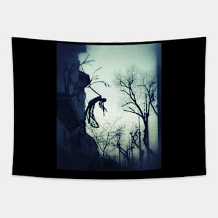 Your Haunted Life Too hanging man Tapestry