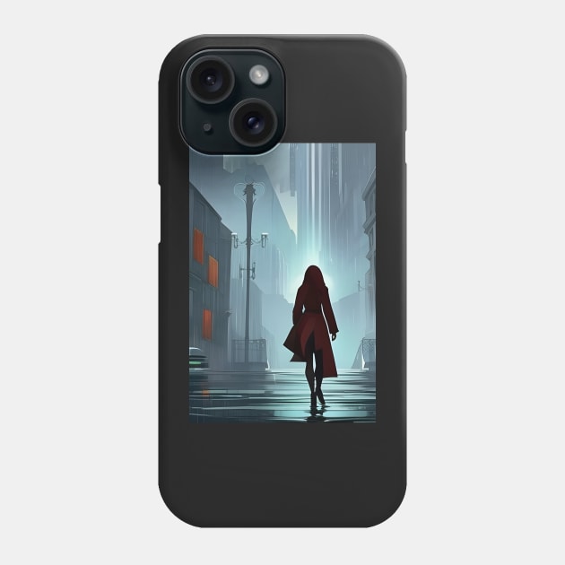 Mysterious woman Phone Case by Colin-Bentham