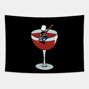 Bassoon wine life Tapestry