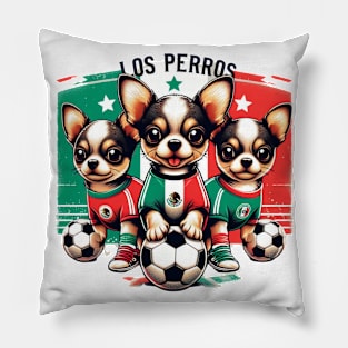 Chihuahua Soccer Futbol Los Perros Mexico #2 Pillow