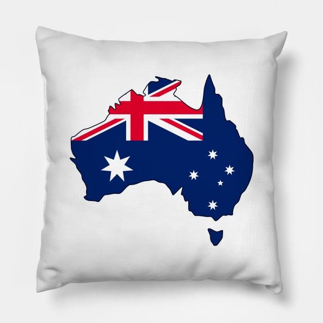 Australia Pillow by Wickedcartoons