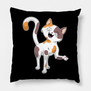 Cute Calico Cat Pillow