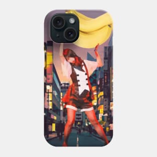 Giant Akane with giant bananas Phone Case