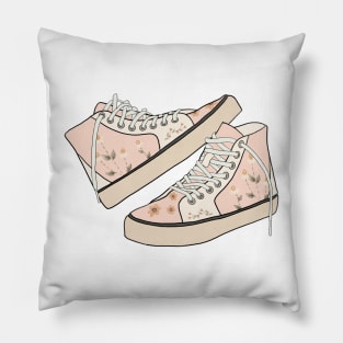 Floral Cottagecore High tops Pillow