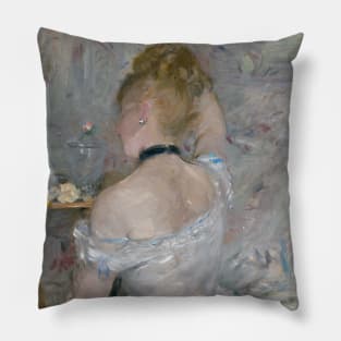 Woman at Her Toilette by Berthe Morisot Pillow