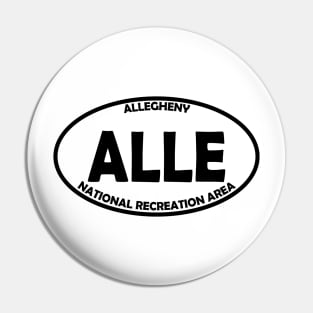 Allegheny National Recreation Area oval Pin