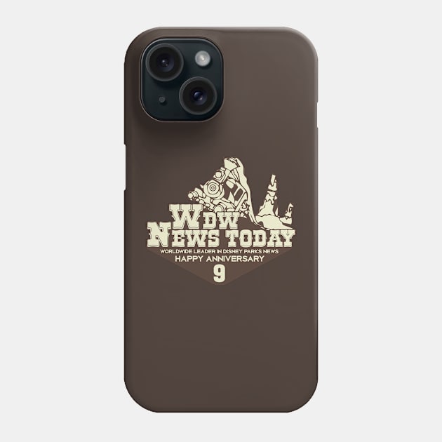 WDW News Today WDWNT.com 9th Anniversary Phone Case by WDWNT