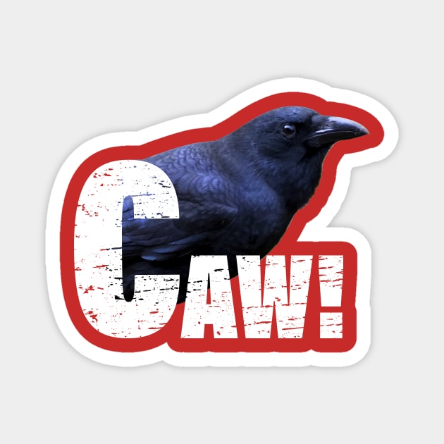 CAW! Magnet by SWON Design