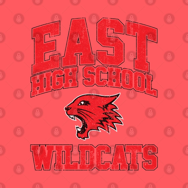 East High School Wildcats (Variant) by huckblade